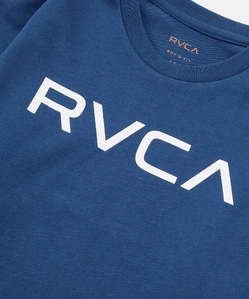 RVCA（ルーカ）の「RVCA キッズ BIG RVCA LT ロンＴ 【2024年秋冬モデル】/ルーカキッズバックプリントロゴ長袖ロンT（Tシャツ/カットソー・キッズ・ブラック/ブルー系その他/ホワイト・130/140/150/160）」の7枚目の写真