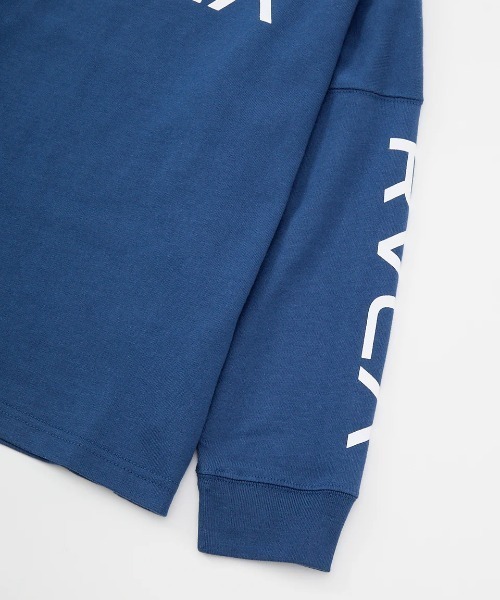 RVCA（ルーカ）の「RVCA キッズ BIG RVCA LT ロンＴ 【2024年秋冬モデル】/ルーカキッズバックプリントロゴ長袖ロンT（Tシャツ/カットソー・キッズ・ブラック/ブルー系その他/ホワイト・130/140/150/160）」の8枚目の写真