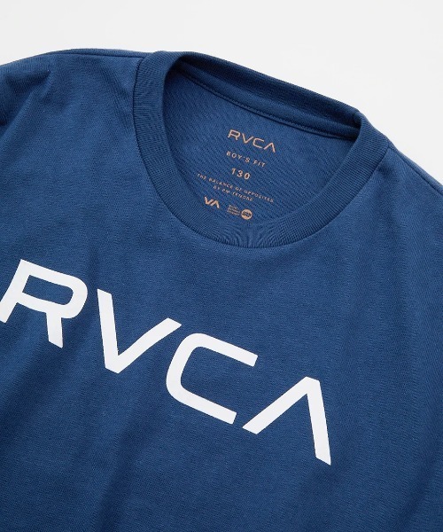 RVCA（ルーカ）の「RVCA キッズ BIG RVCA LT ロンＴ 【2024年秋冬モデル】/ルーカキッズバックプリントロゴ長袖ロンT（Tシャツ/カットソー・キッズ・ブラック/ブルー系その他/ホワイト・130/140/150/160）」の9枚目の写真