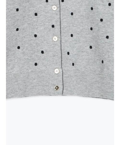 Te chichi TERRASSE（テチチテラス）の「ランダムドットジャカード前後2WAYニット（ニット/セーター・レディース・モカ/グレー/ブラック・F）」の10枚目の写真