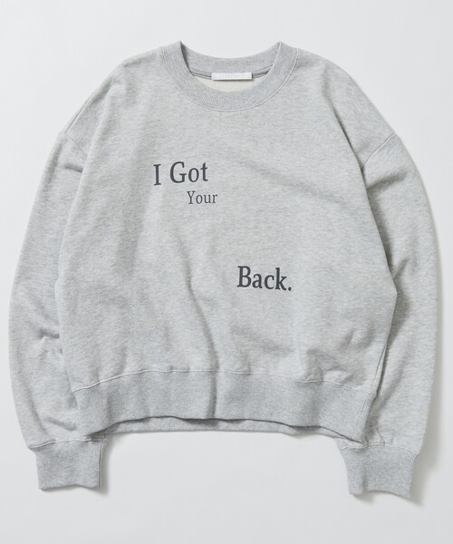 Firsthand（ファーストハンド）の「Firsthand/ファーストハンド オーガニックコットンロゴプリントスウェット（スウェット・レディース・チャコールグレー/ライトグレー・FREE）」の3枚目の写真