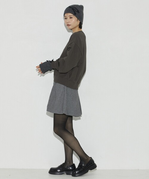 Firsthand（ファーストハンド）の「Firsthand/ファーストハンド オーガニックコットンロゴプリントスウェット（スウェット・レディース・チャコールグレー/ライトグレー・FREE）」の15枚目の写真