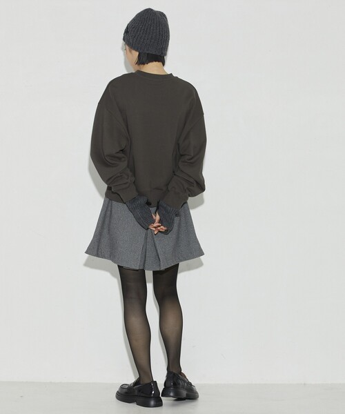 Firsthand（ファーストハンド）の「Firsthand/ファーストハンド オーガニックコットンロゴプリントスウェット（スウェット・レディース・チャコールグレー/ライトグレー・FREE）」の17枚目の写真