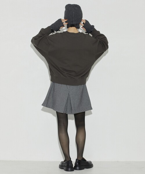 Firsthand（ファーストハンド）の「Firsthand/ファーストハンド オーガニックコットンロゴプリントスウェット（スウェット・レディース・チャコールグレー/ライトグレー・FREE）」の18枚目の写真