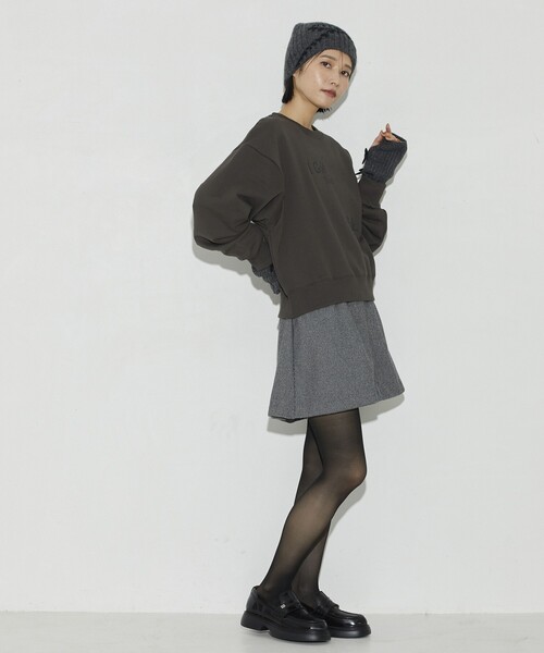 Firsthand（ファーストハンド）の「Firsthand/ファーストハンド オーガニックコットンロゴプリントスウェット（スウェット・レディース・チャコールグレー/ライトグレー・FREE）」の20枚目の写真