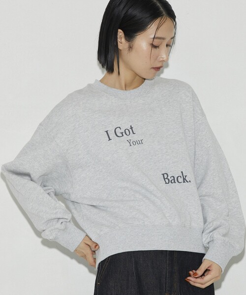 Firsthand（ファーストハンド）の「Firsthand/ファーストハンド オーガニックコットンロゴプリントスウェット（スウェット・レディース・チャコールグレー/ライトグレー・FREE）」の21枚目の写真