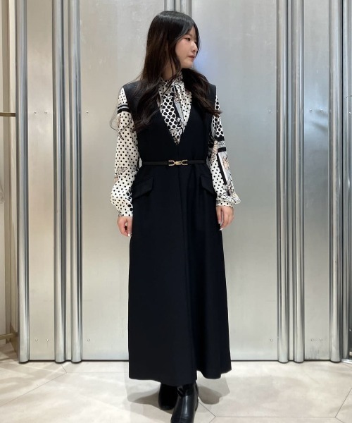 セール】◇マスキュリンロングワンピース（ワンピース）｜PINKY&DIANNE  