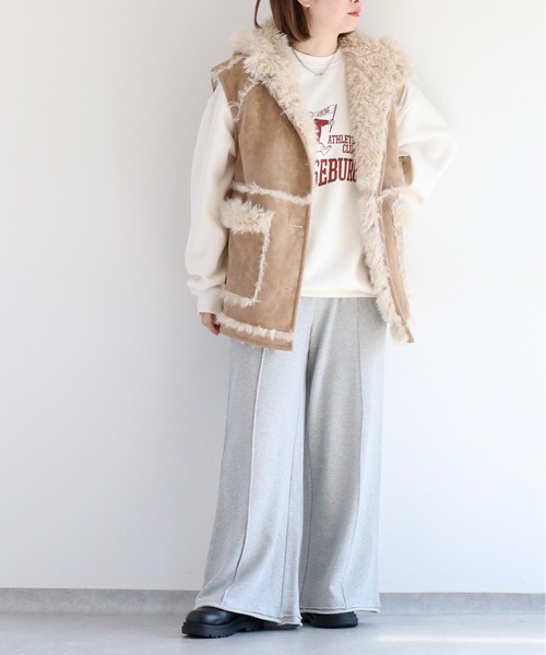 セール】フェイクムートンベスト（ブルゾン）｜cepo（セポ）の  