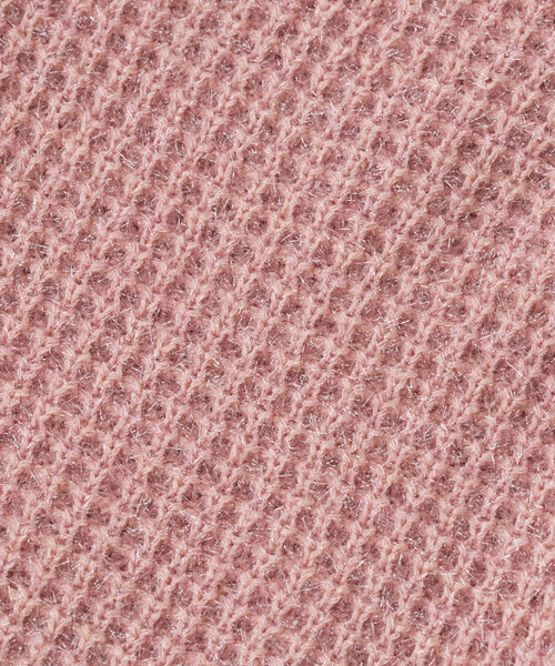 Actually（アクチュアリー）の「ラメヤーンニット ミニマルシェバッグ（トートバッグ・レディース・シルバー/パープル/ピンク/ブラウン/ブラック/アイボリー・0）」の14枚目の写真