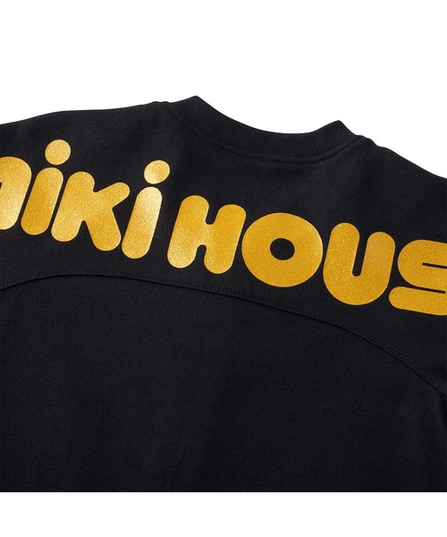 MIKI HOUSE（ミキハウス）の「ラメプリント　バックロゴショートオール（ロンパース・キッズ・ブルー系その他/ホワイト/ブラック・70cm/80ｃｍ）」の11枚目の写真