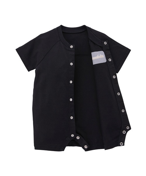 MIKI HOUSE（ミキハウス）の「ラメプリント　バックロゴショートオール（ロンパース・キッズ・ブルー系その他/ホワイト/ブラック・70cm/80ｃｍ）」の12枚目の写真