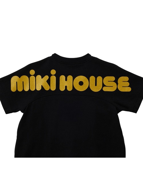 MIKI HOUSE（ミキハウス）の「ラメプリント　バックロゴショートオール（ロンパース・キッズ・ブルー系その他/ホワイト/ブラック・70cm/80ｃｍ）」の13枚目の写真