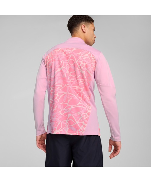 【セール】PUMA プーマ メンズ マンチェスター シティFC プレマッチ 1/4 ジップ トップス（Tシャツ/カットソー）｜PUMA（プーマ）