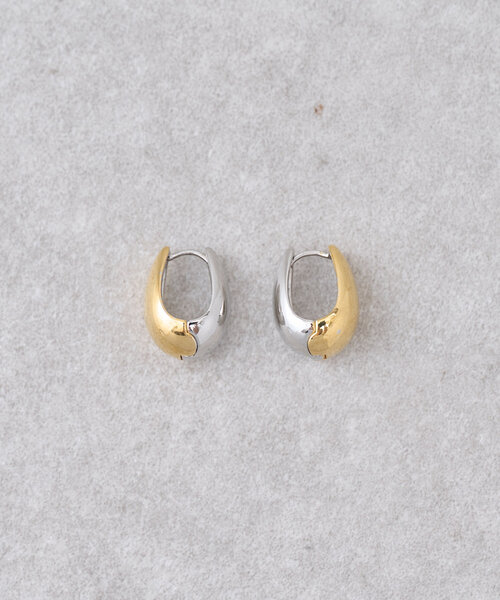 BEARDSLEY（ビアズリー）の「バイカラーコンビピアス（ピアス（両耳用）・レディース・ゴールド系その他・FREE）」の2枚目の写真