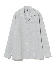 BEAMS F | リネン ソリッド オープンカラーシャツ(シャツ/ブラウス)
