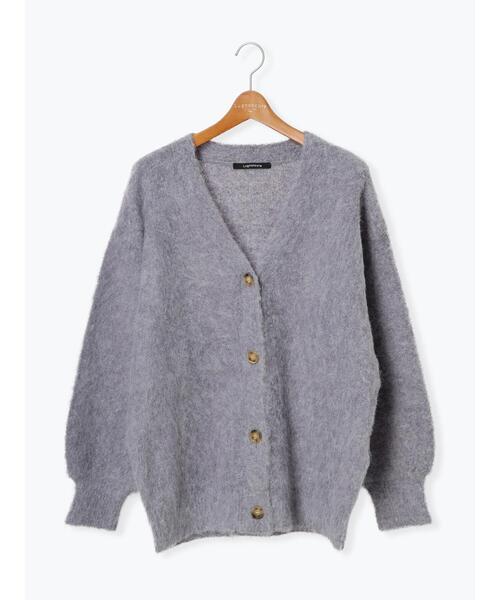 Lugnoncure(ルノンキュール)の「起毛Vネックカーディガン(カーディガン/ボレロ・レディース・オレンジ/グレー/ブルー/ベージュ・F)」の12枚目の写真