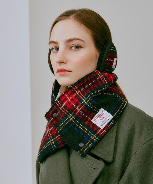 ハリスツイード　クッション　レッグウォーマー　セット クッション 角型 ハリスツイード （ ソファクッション ソファー