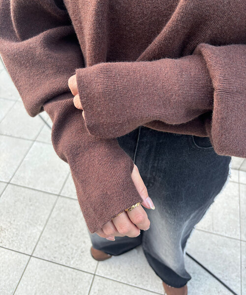 cvtvlist （カタリスト）ニット　ブラウン cvtvlist （カタリスト）ニット ブラウン cvtvlist/カタリスト 新作