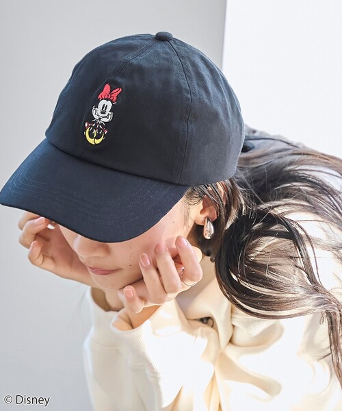 coen（コーエン）の「【Disney／ディズニー】coen限定 刺繍リボンキャップ（ハット・レディース・ベージュ/ブラック/その他2/その他1・FREE）」の3枚目の写真
