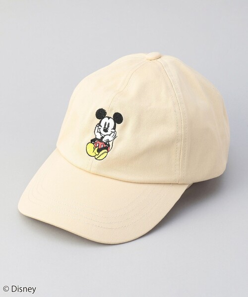 coen（コーエン）の「【Disney／ディズニー】coen限定 刺繍リボンキャップ（ハット・レディース・ベージュ/ブラック/その他2/その他1・FREE）」の2枚目の写真