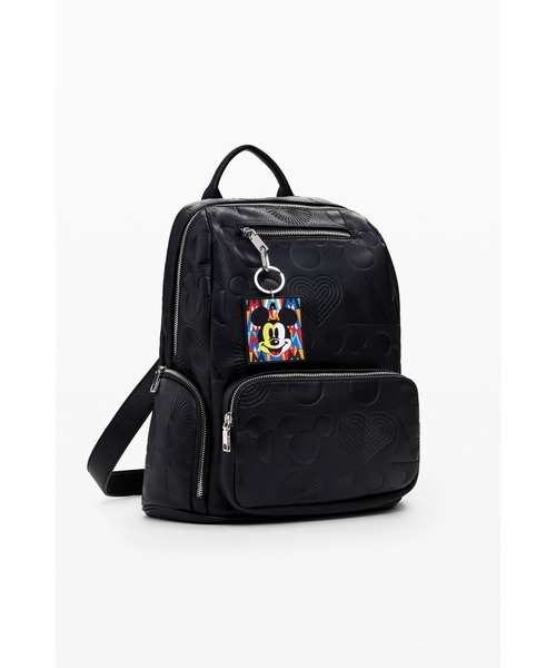 Desigual(デシグアル)の「ミッキーマウス レリーフバックパック(バックパック/リュック・レディース・ブラック・FREE)」の1枚目の写真