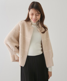 パール」に該当するノーカラージャケットファッション通販