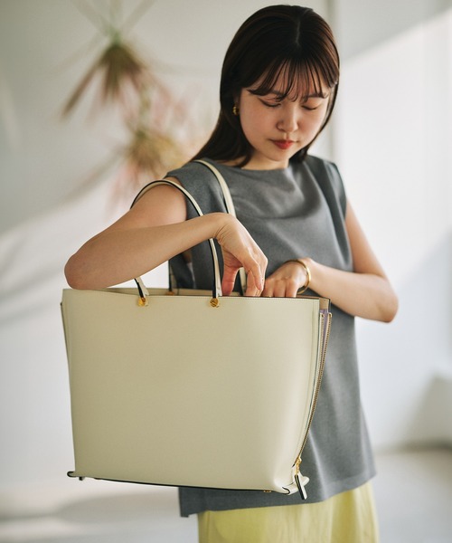 ロペ ROPÉ【A4対応】【E'POR】Y BAG Wide【通勤】 ROPÉ(ロペ) / 【E'POR】Y BAG Wide【通勤】【A4対応】【雑誌掲載
