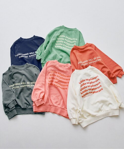 ジュニア対応】イロチ買いしたいオーバーサイズロゴスプリング