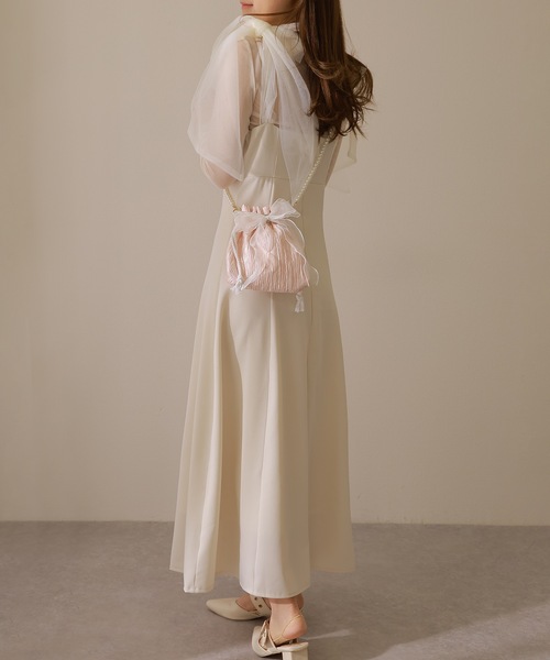 Lace Ladies(レースレディース)の「2WAYパール 巾着 ショルダー バッグ(ショルダーバッグ・レディース・ピンク/アイボリー/ブラック・FREE)」の15枚目の写真