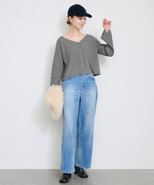 【セール】《一部店舗・WEB限定》REPOS 2WAYニットカーディガン（ニット/セーター）｜SLOBE IENA（スローブイエナ）