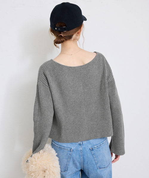 【セール】《一部店舗・WEB限定》REPOS 2WAYニットカーディガン（ニット/セーター）｜SLOBE IENA（スローブイエナ）