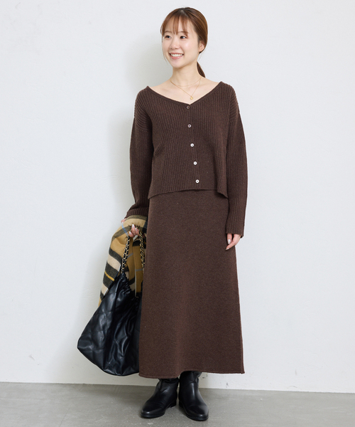 【セール】《一部店舗・WEB限定》REPOS 2WAYニットカーディガン（ニット/セーター）｜SLOBE IENA（スローブイエナ）