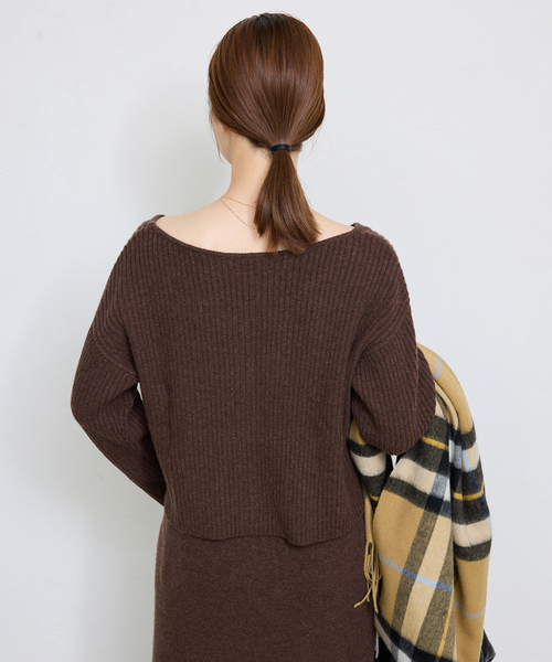 【セール】《一部店舗・WEB限定》REPOS 2WAYニットカーディガン（ニット/セーター）｜SLOBE IENA（スローブイエナ）