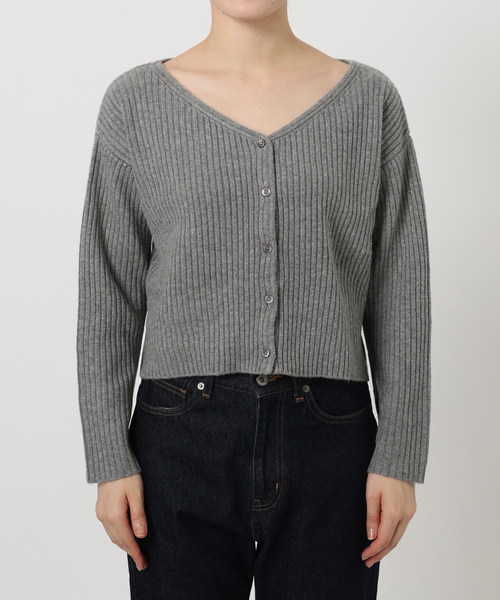 【セール】《一部店舗・WEB限定》REPOS 2WAYニットカーディガン（ニット/セーター）｜SLOBE IENA（スローブイエナ）