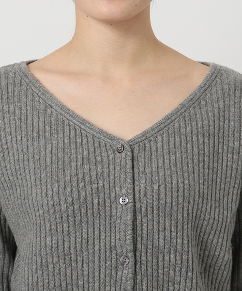 【セール】《一部店舗・WEB限定》REPOS 2WAYニットカーディガン（ニット/セーター）｜SLOBE IENA（スローブイエナ）