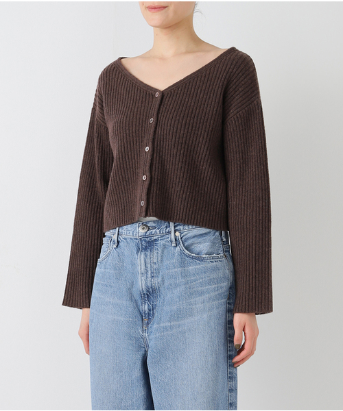 【セール】《一部店舗・WEB限定》REPOS 2WAYニットカーディガン（ニット/セーター）｜SLOBE IENA（スローブイエナ）