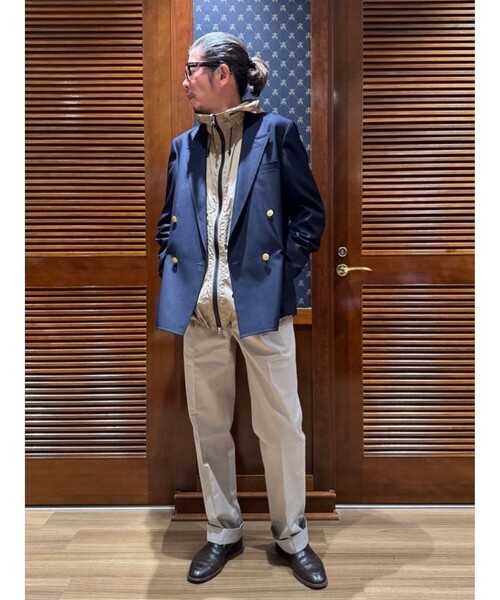 3XL相当 BROOKS BROTHERS テーラードジャケット ウール ブルー BROOKS BROTHERS ジャケット テーラードジャケット オンライン