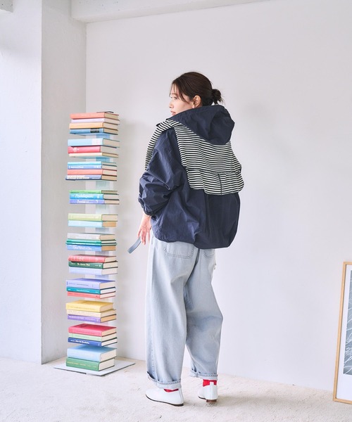 studio CLIP（スタディオクリップ）の「【ONKUL掲載商品】カーブデニムパンツ[プチ・プラスサイズあり]《CLIP denim》（デニムパンツ・レディース・ブルー/グレー/ホワイト/ライトブルー・MEDIUM/LARGE/ﾌﾘｰ(L)/PF）」の20枚目の写真