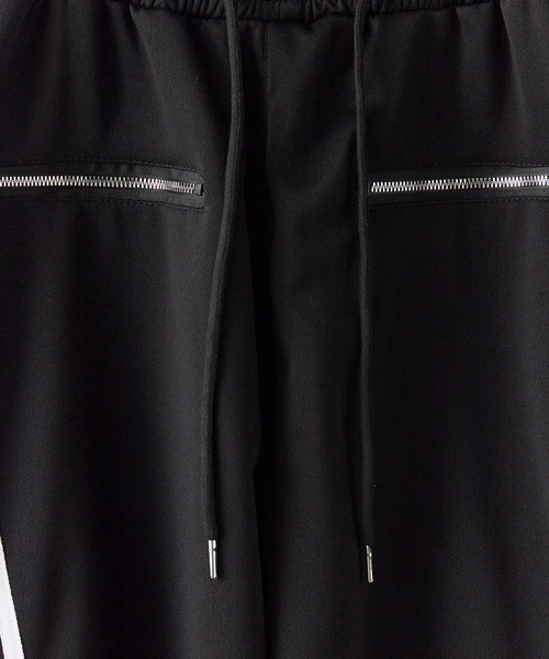 Chick(チック)の「Side Line Track Pants / サイドライントラックパンツ(スウェットパンツ・レディース・ブラック/ホワイト・M/L)」の16枚目の写真
