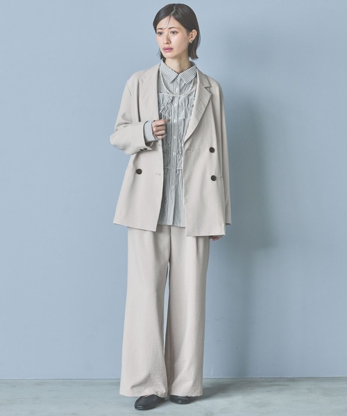 LAKOLE(ラコレ)の「【入卒式/オケージョン/セレモニー】サップVTGダブルジャケット / 291813(テーラードジャケット・レディース・チャコールグレー/グレー/ライトベージュ・MEDIUM/LARGE)」の6枚目の写真