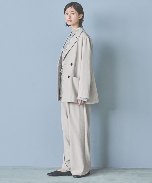 LAKOLE(ラコレ)の「【入卒式/オケージョン/セレモニー】サップVTGダブルジャケット / 291813(テーラードジャケット・レディース・チャコールグレー/グレー/ライトベージュ・MEDIUM/LARGE)」の9枚目の写真