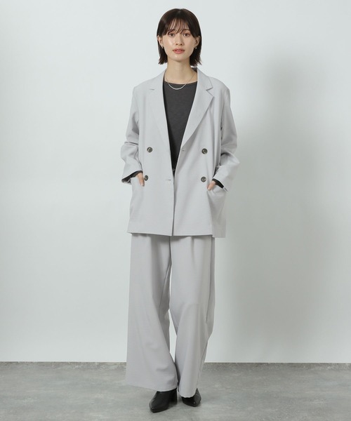 LAKOLE(ラコレ)の「【入卒式/オケージョン/セレモニー】サップVTGダブルジャケット / 291813(テーラードジャケット・レディース・チャコールグレー/グレー/ライトベージュ・MEDIUM/LARGE)」の18枚目の写真