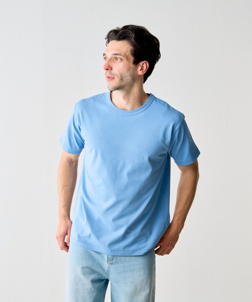 COLONY 2139（コロニートゥーワンスリーナイン）の「32/2コットンテディTシャツ（Tシャツ/カットソー・メンズ・ブラック/グレー/ネイビー/ブラウン/サックスブルー/イエロー/ホワイト・LARGE/MEDIUM/SMALL）」の21枚目の写真