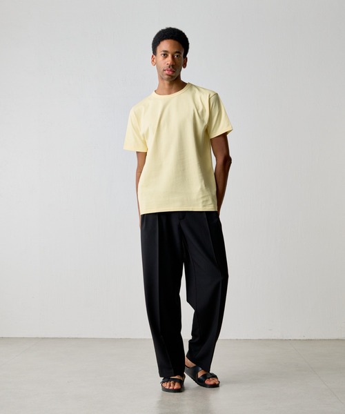 COLONY 2139（コロニートゥーワンスリーナイン）の「32/2コットンテディTシャツ（Tシャツ/カットソー・メンズ・ブラック/グレー/ネイビー/ブラウン/サックスブルー/イエロー/ホワイト・LARGE/MEDIUM/SMALL）」の13枚目の写真