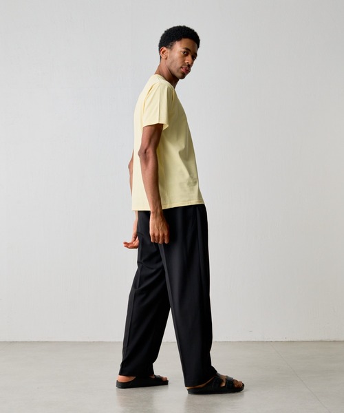 COLONY 2139（コロニートゥーワンスリーナイン）の「32/2コットンテディTシャツ（Tシャツ/カットソー・メンズ・ブラック/グレー/ネイビー/ブラウン/サックスブルー/イエロー/ホワイト・LARGE/MEDIUM/SMALL）」の14枚目の写真