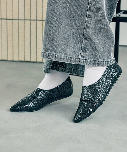 LEPSIM(レプシィム)の「メタリック2WAYパンプス 286002(パンプス・レディース・ブラック/シルバー・MEDIUM/LARGE)」の1枚目の写真