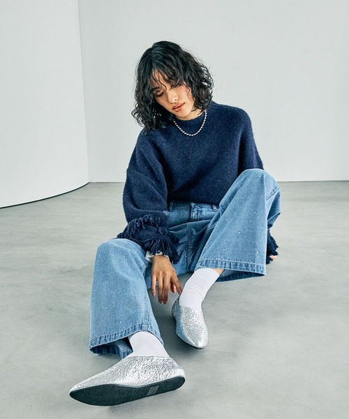 LEPSIM(レプシィム)の「メタリック2WAYパンプス 286002(パンプス・レディース・ブラック/シルバー・MEDIUM/LARGE)」の4枚目の写真