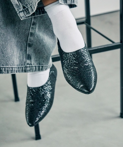 LEPSIM(レプシィム)の「メタリック2WAYパンプス 286002(パンプス・レディース・ブラック/シルバー・MEDIUM/LARGE)」の7枚目の写真