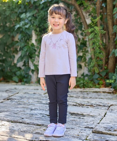 ANY（エニィ）の「【WEB限定】7days プリント 長袖Tシャツ（Tシャツ/カットソー・キッズ・ホワイト系/ピンク系/ライトイエロー系/ネイビー系/ライラック系・90/100/110/120/130）」の15枚目の写真