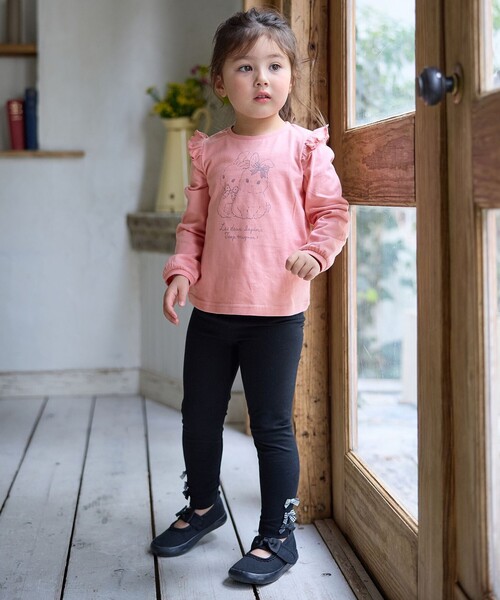 ANY（エニィ）の「【WEB限定】7days プリント 長袖Tシャツ（Tシャツ/カットソー・キッズ・ホワイト系/ピンク系/ライトイエロー系/ネイビー系/ライラック系・90/100/110/120/130）」の16枚目の写真